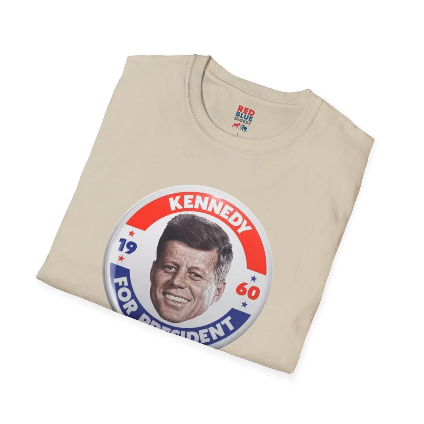 Kennedy for President Unisex Softstyle T-Shirt | Vintage Political Tee