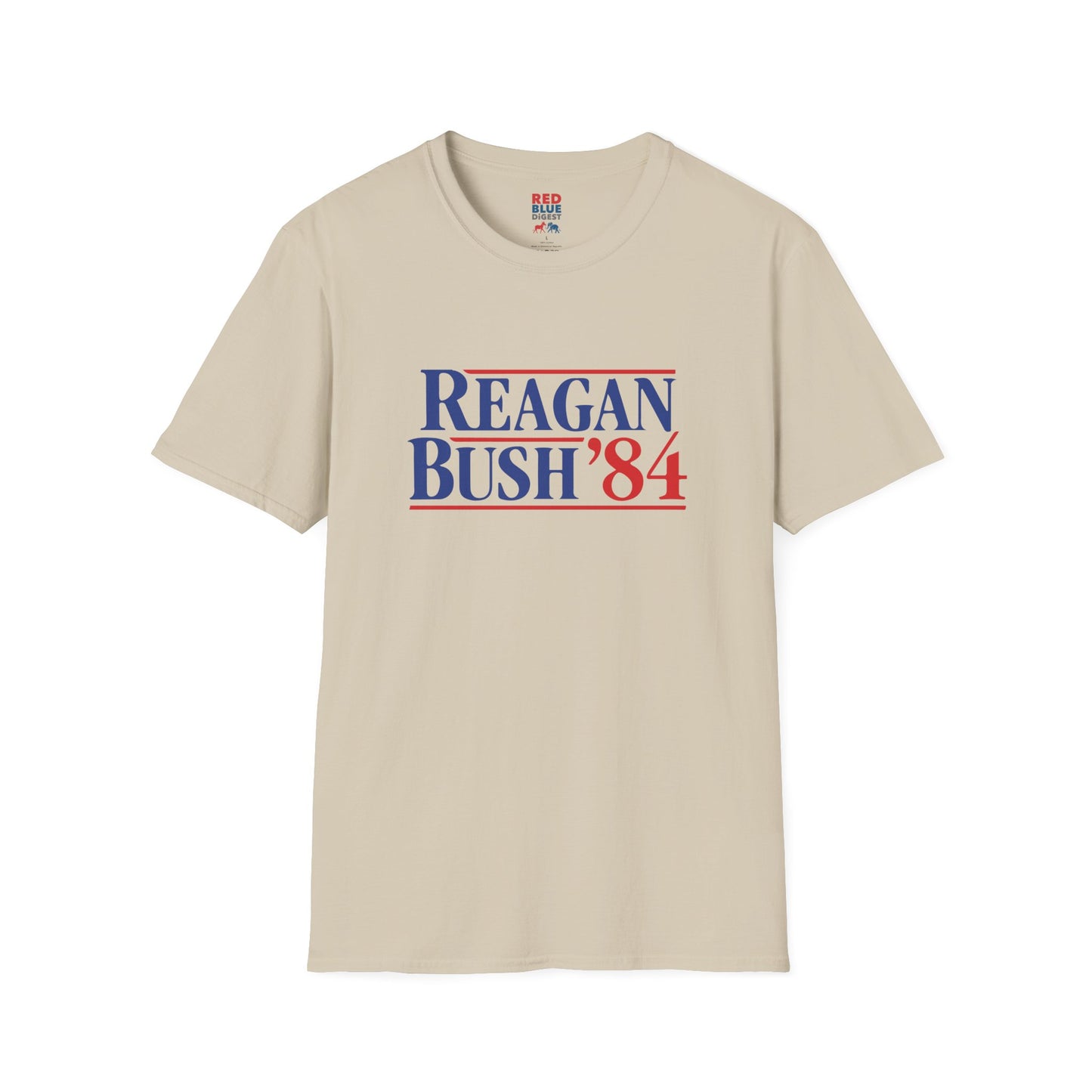 Vintage Reagan Bush '84 Unisex Softstyle T-Shirt
